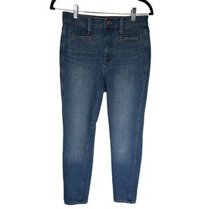 Madewell Roadtripper Jeggings Size 27 Cotton/Polyester Blend Blue Denim
